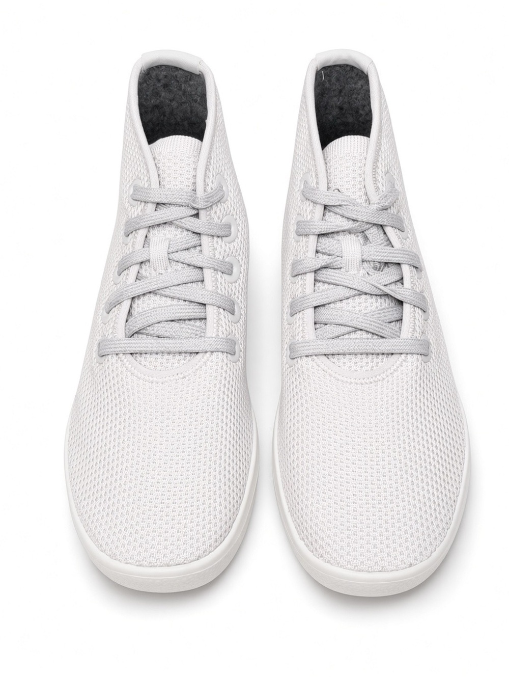 allbirds Women’s Tree Topper  Knit Lace-Up Sneakers - Chalk 10 NIB